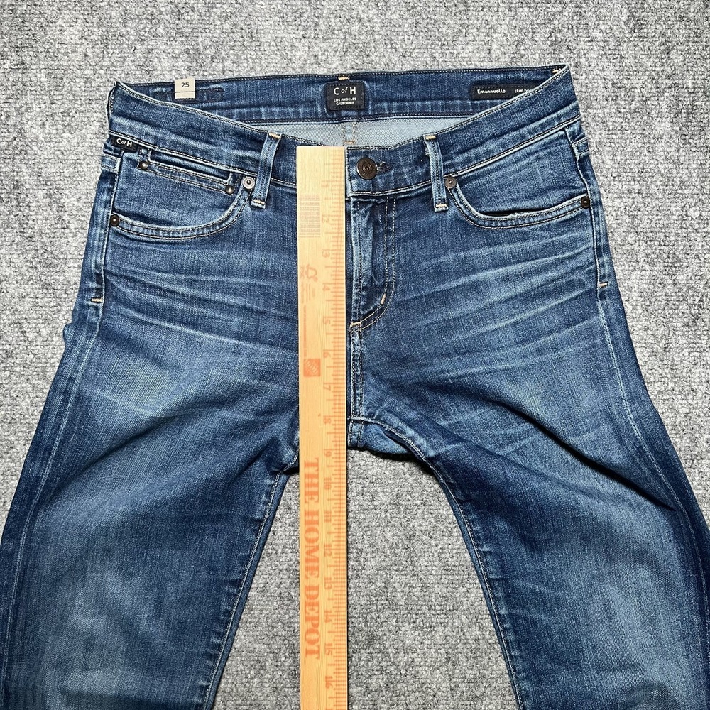 Citizens of Humanity Emmanuelle Slim Boot Jeans Size 25 Med Wash Flared (28x32) - Picture 7 of 12